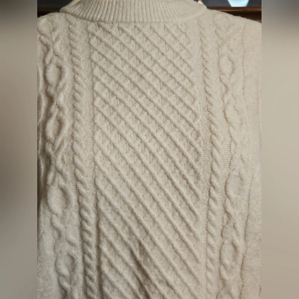 A New Day woman's long-sleeved cream sweater - Picture 4 of 8